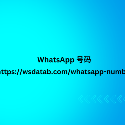 WhatsApp 号码