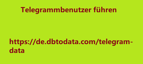 Telegrammbenutzer führen