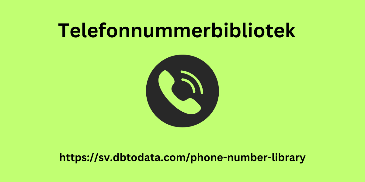 Telefonnummerbibliotek