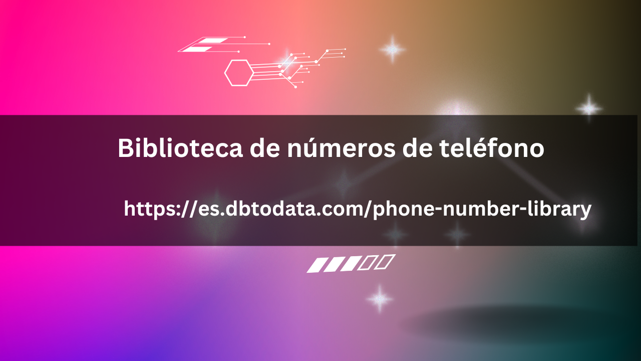 Biblioteca de números de teléfono