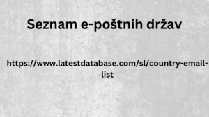 Seznam e-poštnih držav