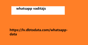 whatsapp vadītājs
