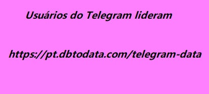 Usuários do Telegram lideram