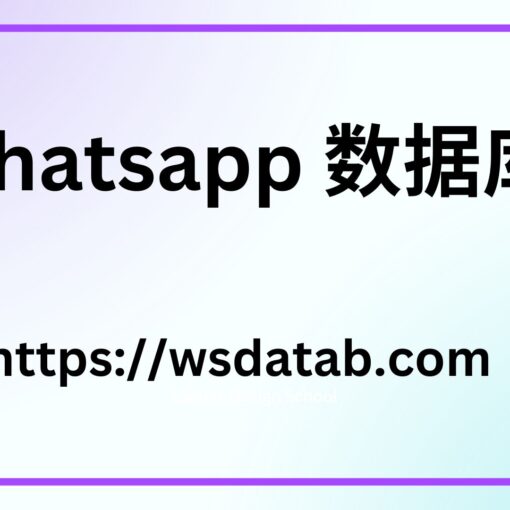 Whatsapp 数据库