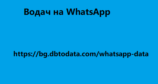 Водач на WhatsApp